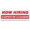 Signmission Now Hiring Carpenter Cleaners Banner Apply Inside Accepting Application Single Sided B-96-30211 - alternate 1